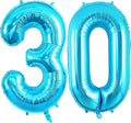 30 Number Balloons Large Foil Number Balloon Big 40 Inch by TOTAFAM