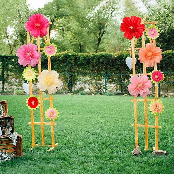 TaoBary Large Colorful Tissue Paper Flowers Giant Fiesta Paper Pom Poms - Image 6
