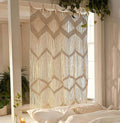 Macrame Curtain Window Macrame Room Divider Doorway Curtain Boho Macrame Wall by FLBER