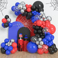Amandir 153pcs Black Red Blue Balloon Arch Garland Kit Different Sizes | 18 12 by Amandir