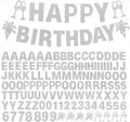 129Pcs DIY Letter Banners Glitter Customizable Banner Kit Custom Banners DIY by MFLUEEWR
