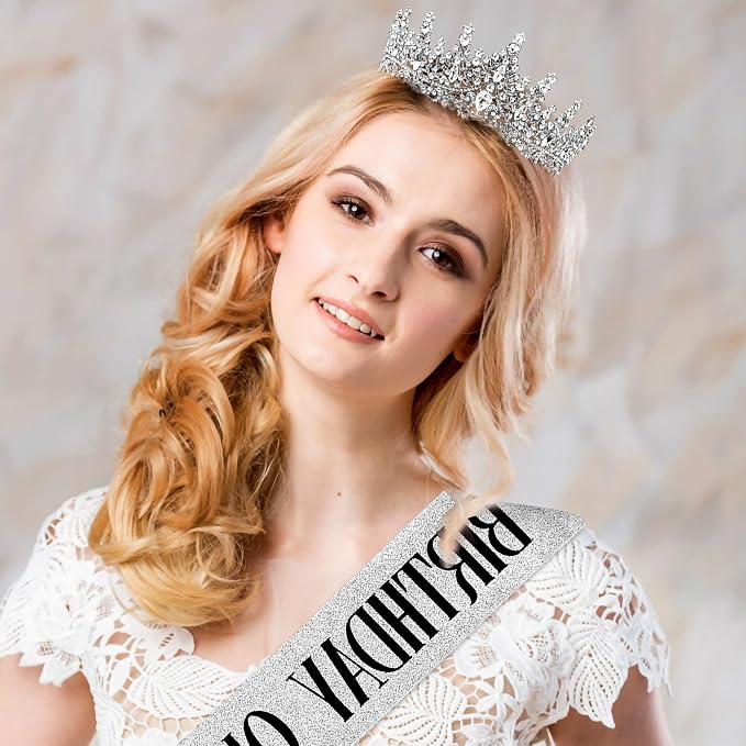 Fesciory Birthday Crown for Women, Adult Fit, Coming of Age Gifts & Halloween - Image 2