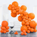PartyWoo Orange Balloons 100pcs Fall Latex Helium Balloons Different Sizes | 18 by PartyWoo