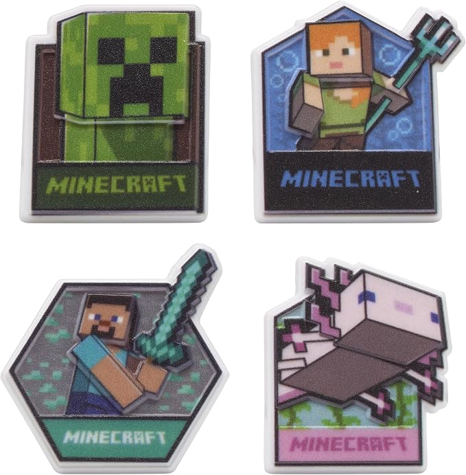 DecoPac Minecraft Lush Finds Rings, Cupcake Decorations Featuring Creeper - Image 7