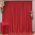 30ft x 10ft Wrinkle Free Red Backdrop Curtains by Outpain