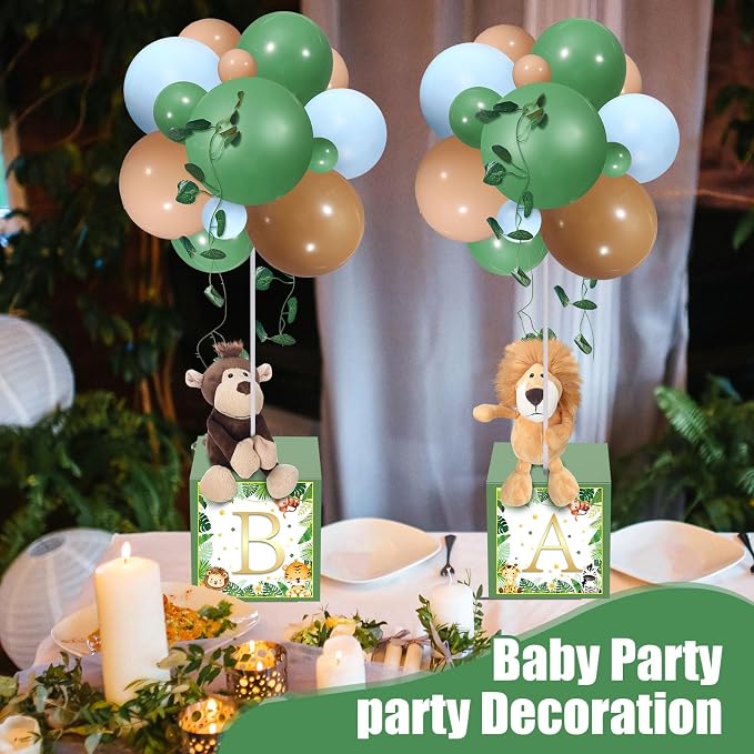 Lenwen 6 Sets Baby Letter Boxes Decorations Table Centerpieces - Image 5