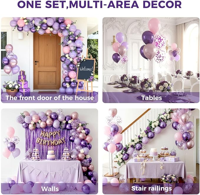 LovesTown Pink and Purple Balloons - Image 4