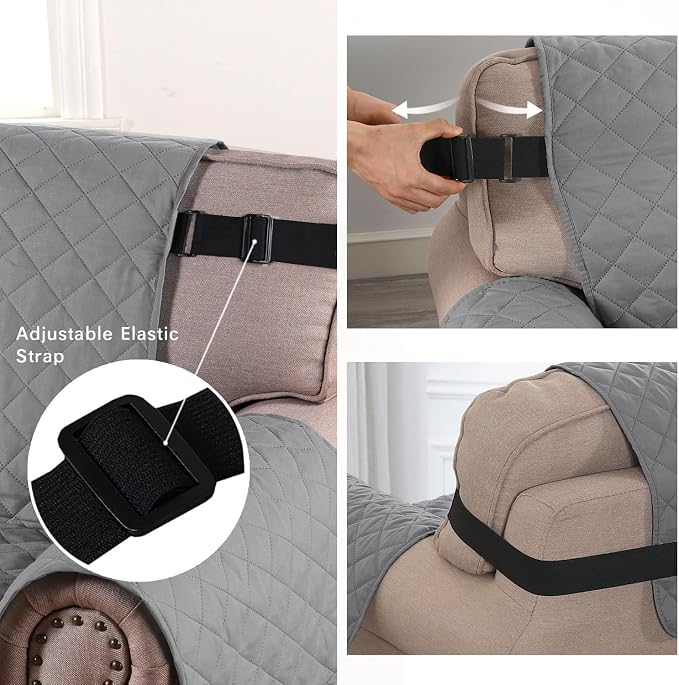 H.VERSAILTEX Reversible Loveseat Cover Water Resistant Furniture Protector - Image 4