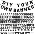 131 PCS Custom Banner DIY Letter Banners Personalized Banner by Unknown