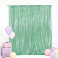 Eternal Beauty Mint Green 3mm Sequin Backdrop 6x6 Ft by EternalBeauty