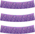 BEISHIDA Laser Light Purple Fringe Garland Banner Wall Tinsel Foil Streamer | by Beishida