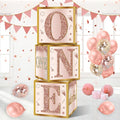 Guiruiy 3Pcs 1st Birthday Decorations Balloon Gift Boxes by Guiruiy