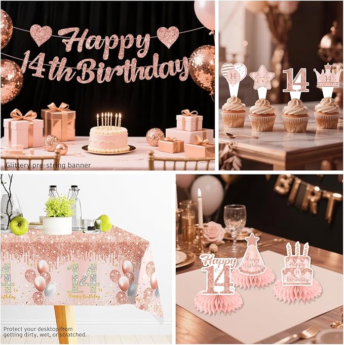 193pcs 14th Birthday Decorations - Image 6