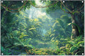 Fabric 12x8ft Jungle Forest Photography Backdrop Rainforest Banner | Tropical by ZTHMOEBACKDROP