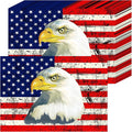 50Pcs Patriotic Disposable Paper Placemats American Flag Vintage Table Mats | by Unknown