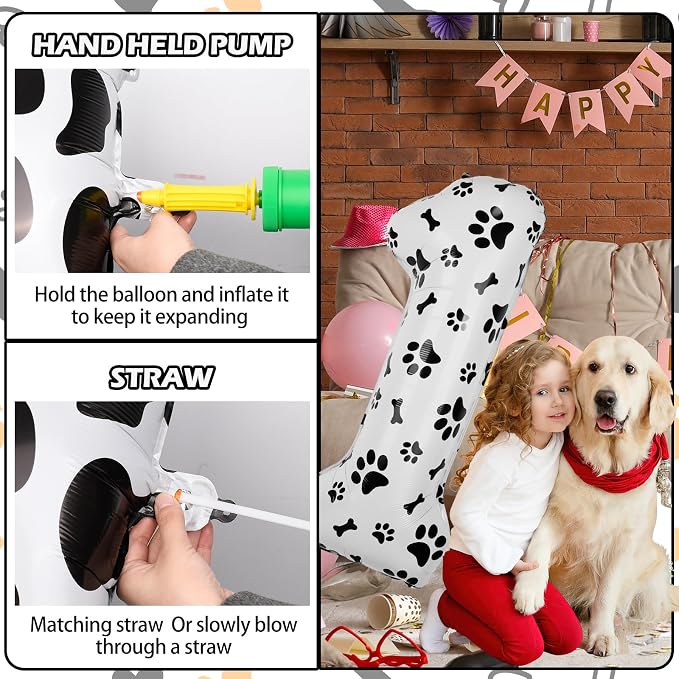 40 Inch Dog Foil Balloons 1st Birthday - Image 4