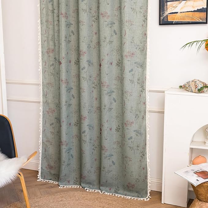ENJOYBRIDAL Floral 84 Inch Curtains - Image 7