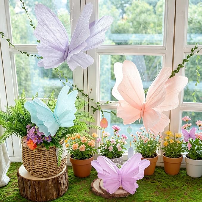 3D Hanging Butterfly Decorations, Butterfly Birthday Party Decorations - Image 8