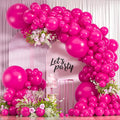 114pcs Hot Pink Balloon Garland Arch kit, 18 12 10 5 inch Latex Balloons | by ZizasAry