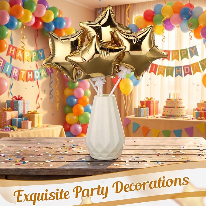 30 Pcs Mini Star Self Inflatable Balloons Bulk - Image 3