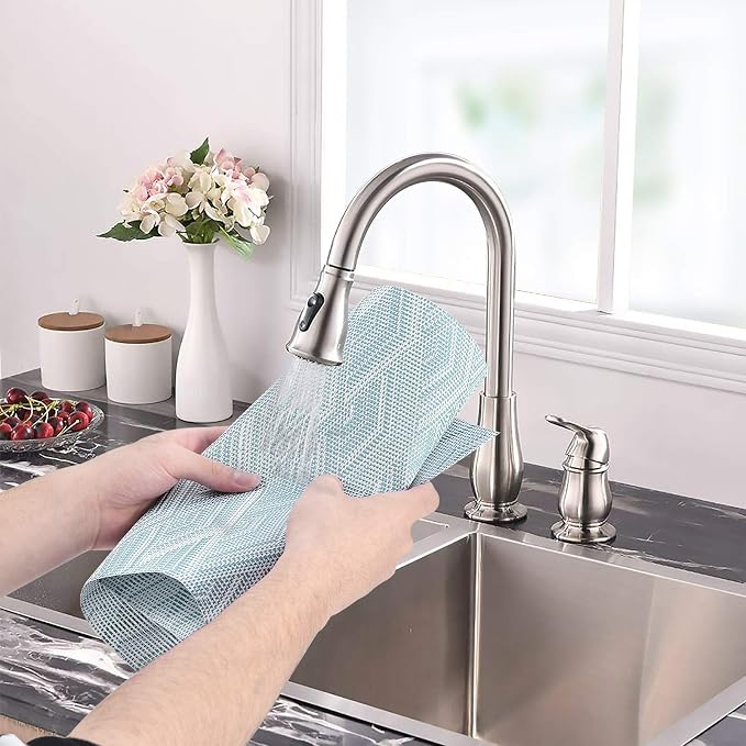 Aofmee Placemats Set of 6, Heat Resistant Place Mats, Washable Durable PVC - Image 2