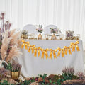 2 Strings of 16PCS Golden Bow Garlands Banner Decoration, Pre-Strung Satin by Unknown