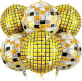 6pcs 22 Inch Multicolor Disco Ball Balloons by Paready