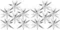LovesTown 72PCS Silver Starburst Balloons, Foil Balloons Magic Star Spike by Lovestown