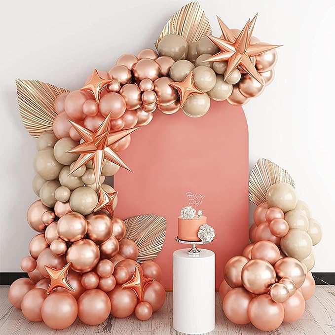 Wedding Arch Covers Arch Backdrop Cover Arch Stand Covers 7.2FT 6.6FT 6FT Set of 3 Arch Cover Spandex Fabric Stretchy Backdrop for Wedding Birthday Party Decoration Baby Shower (Light Pink)