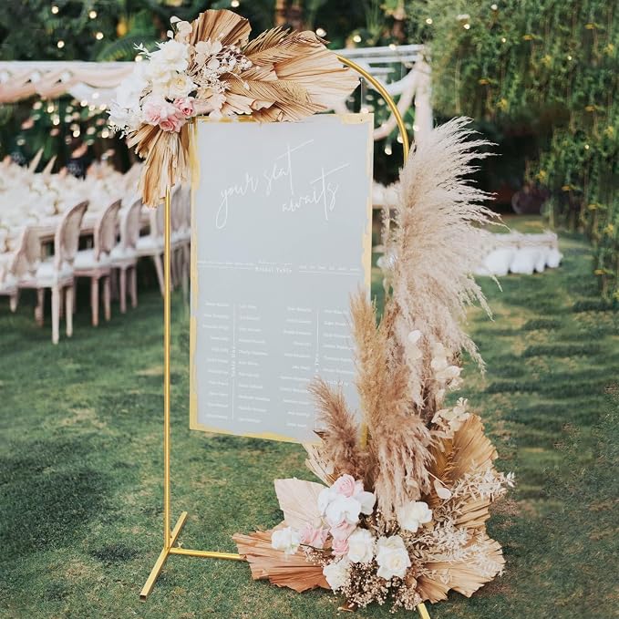 Metal Balloon Arch Kit, Love Balloon Column Arch Frame, Wedding Heart Arch - Image 3