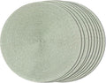FunWheat Round Braided Placemats Set of 8 Place Mats by FunWheat