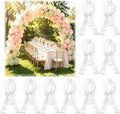 12 Pack Balloon Arch Clips, 3.5 Inch Clear Spring Clamps by Unknown