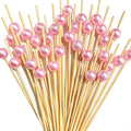 200 PCS Pink Pearl Cocktail Picks, Wedding Decor Bridal Shower Decorations by Amovvitacocktailpicks