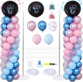Gender Reveal Balloon Column Stand Set of 2 by ZyloonDecoration