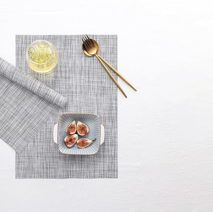 LEXMORE PlaceMats Set of 12 Vinyl/Plastic Woven Place Mats - Image 6