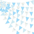 32Ft Goose Party Decorations Blue Gingham Plaid Silly Goose Themed Fabric by pinkblume