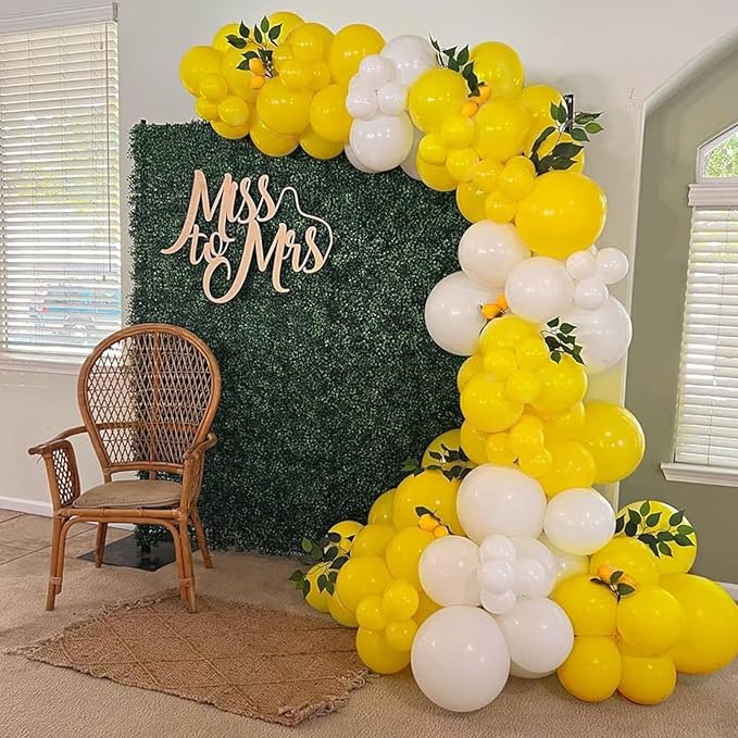 Awenztech 120pcs 5 inch Yellow Latex Balloons | Baby Shower, Birthday Party - Image 7