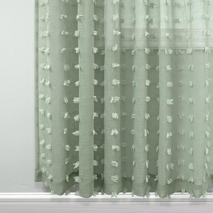 KOUFALL 2 Panels Boho Curtains 84 Inches Long - Image 7