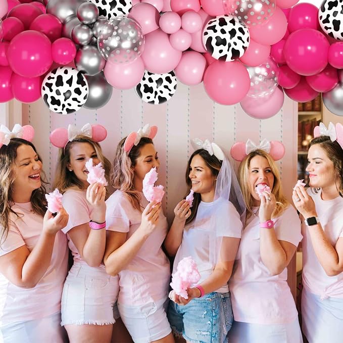 170Pcs Hot Pink Balloon Garland Arch Kit - Image 6