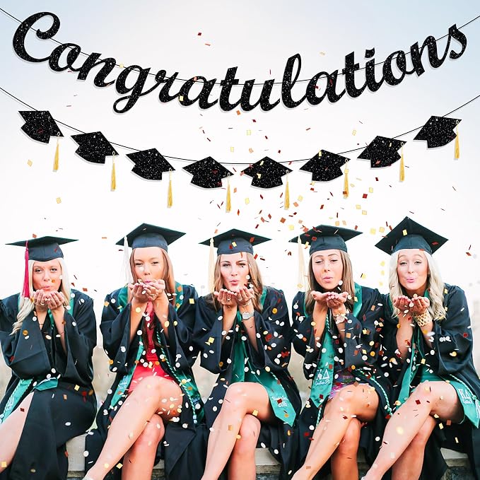 Congratulations Banner, NO DIY Graduation Banner - Image 2