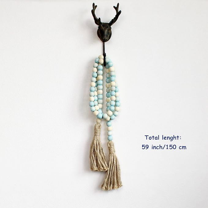CVHOMEDECO. Wood Beads Garland - Image 6