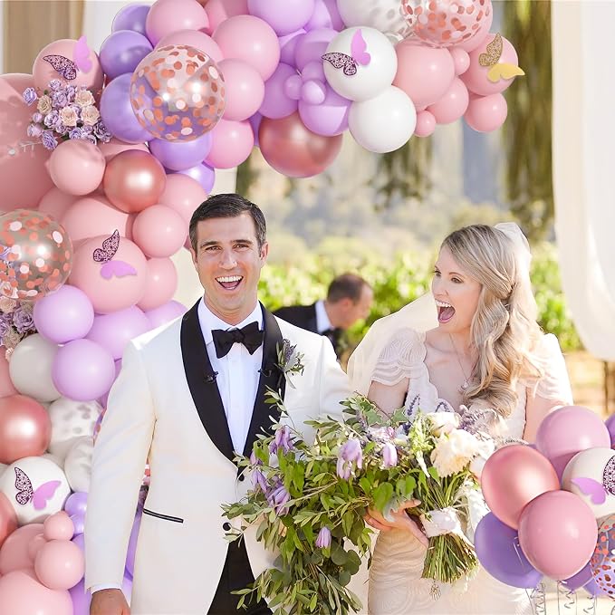 Ouddy Party Pink Balloon Garland Arch Kit - Image 4