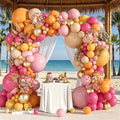 Ouddy Party 149Pcs Pink and Orange Balloon Garland Kit 18 12 10 5Inch | by OuddyParty
