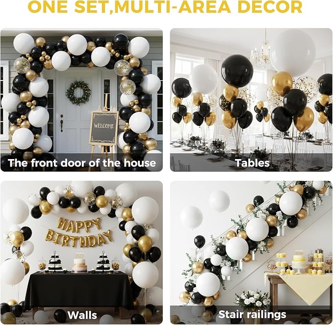 LovesTown 18 Inch White Large Balloons, Wedding Baby Shower Anniversary - Image 4