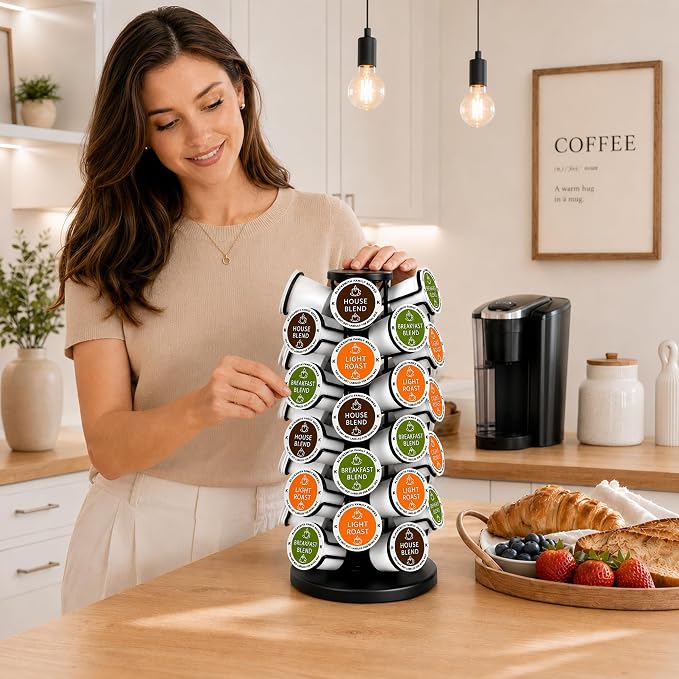 Coffee Pod Holder for 40 Pods, K Cup Holder Organizer - Image 7