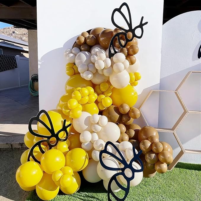 FOTIOMRG 120pcs 5 inch Yellow Balloons | Birthday, Graduation, Baby Shower - Image 7