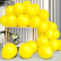 Firomi Matte Latex Yellow Balloons 12-inch 100 Pack | Big Helium Round Yellow by Firomi