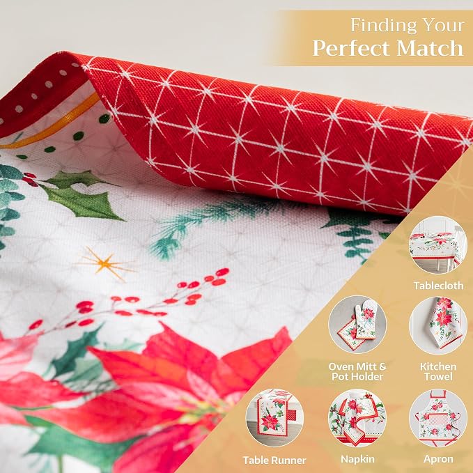 Maison d' Hermine Placemats Set of 4 Reusable 100% Cotton | Cloth Place Mats - Image 6