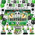 Soccer Birthday Party Decorations Includes Banner, Foil & Latex Balloons by QIYANPAX