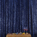 Poise3EHome Blue Sequin Backdrop, 8FT x 10FT Sequin Photography Backdrop Curtain by Poise3EHome